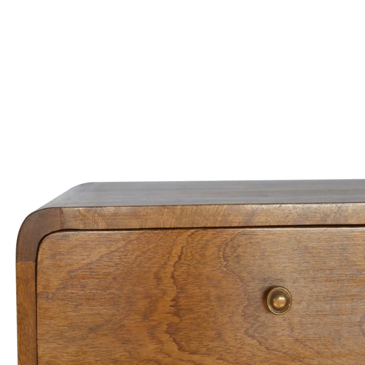 Curved Wall Mounted Bedside Nightstand by Unique Piece Furniture