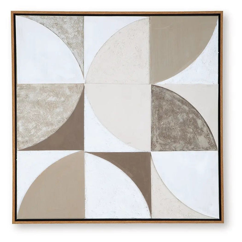 Harelman - Wall Art - Tan / Taupe / White by Unique Piece Furniture