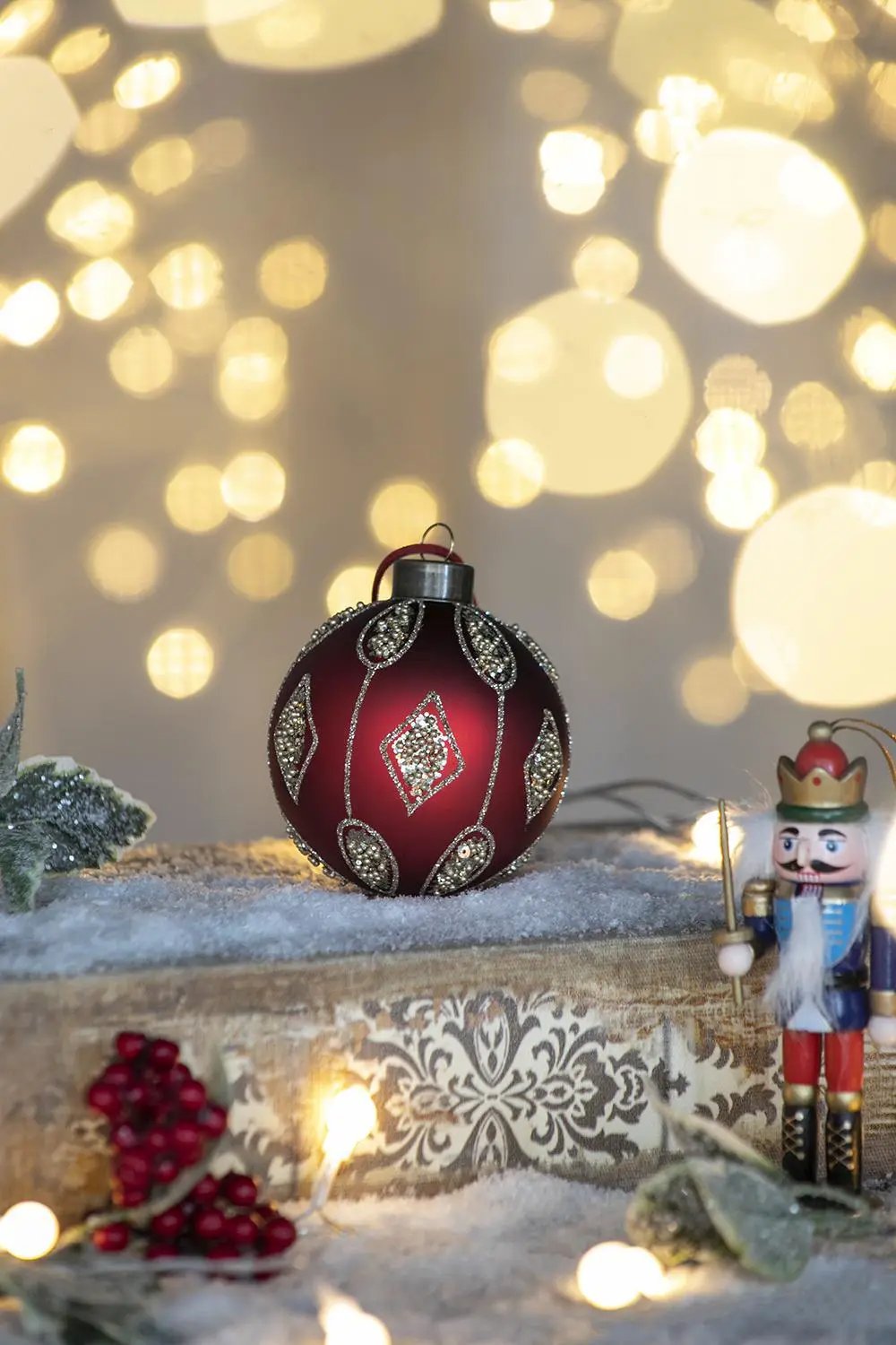 Christmas Ball, Decorative Hanging Ball Christmas Tree Ornaments For Holiday Decorations by Unique Piece Furniture