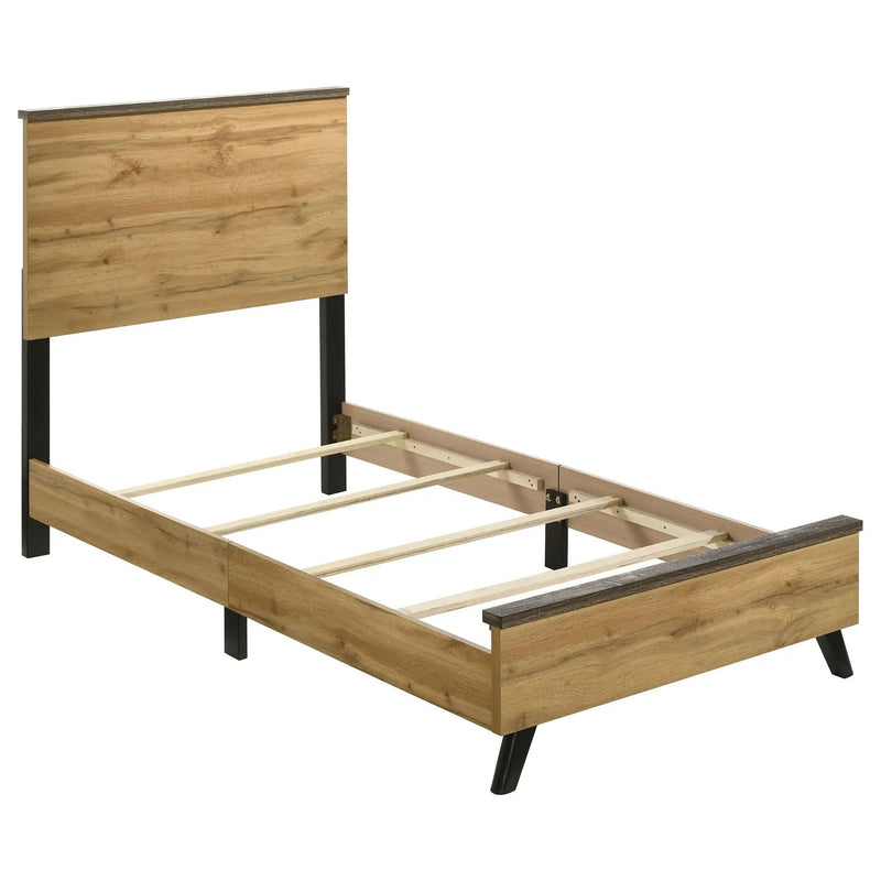 Kaywood 52-inch Twin Panel Bed Natural Pine by Unique Piece Furniture