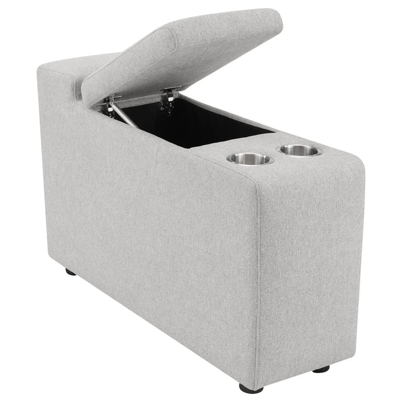 Collins 5-Piece Power Reclining Home Theater Seating Grey by Unique Piece Furniture