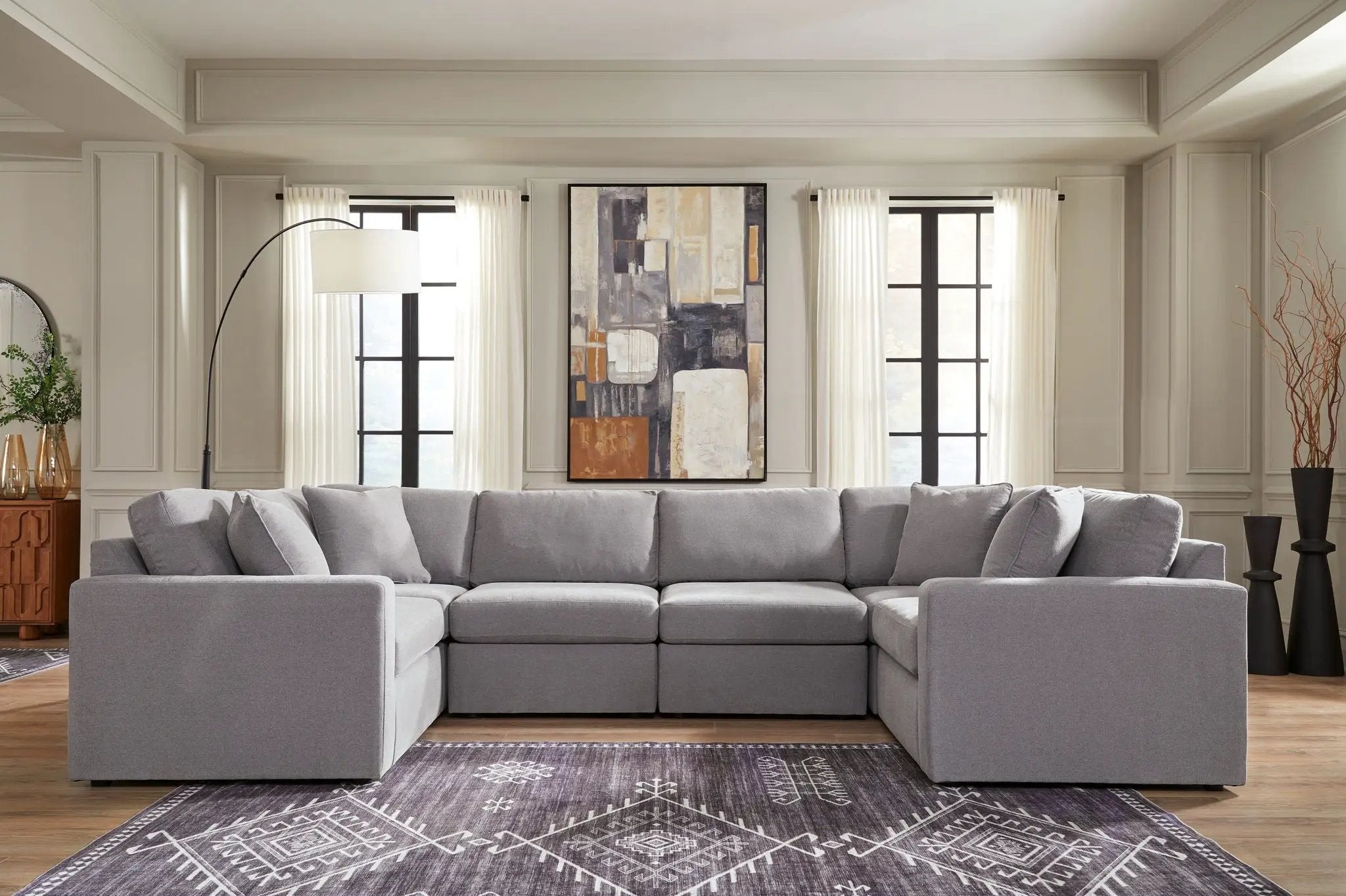 Modmax - Sectional - Granite by Unique Piece Furniture