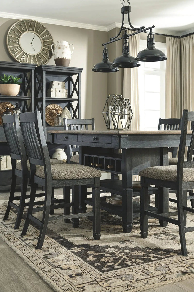 Tyler Creek - Counter Height Table Set by Unique Piece Furniture
