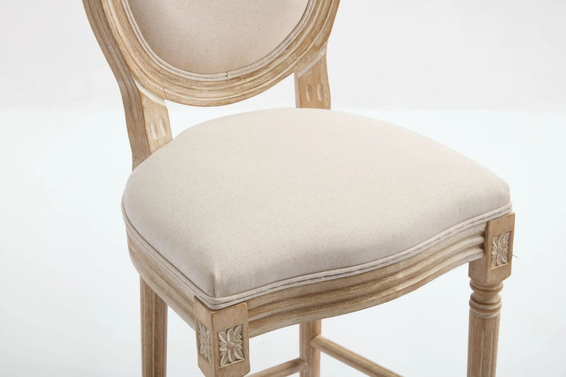 French Country 26'' Height Bar Chairs Set of 2 by HouseOfZazla