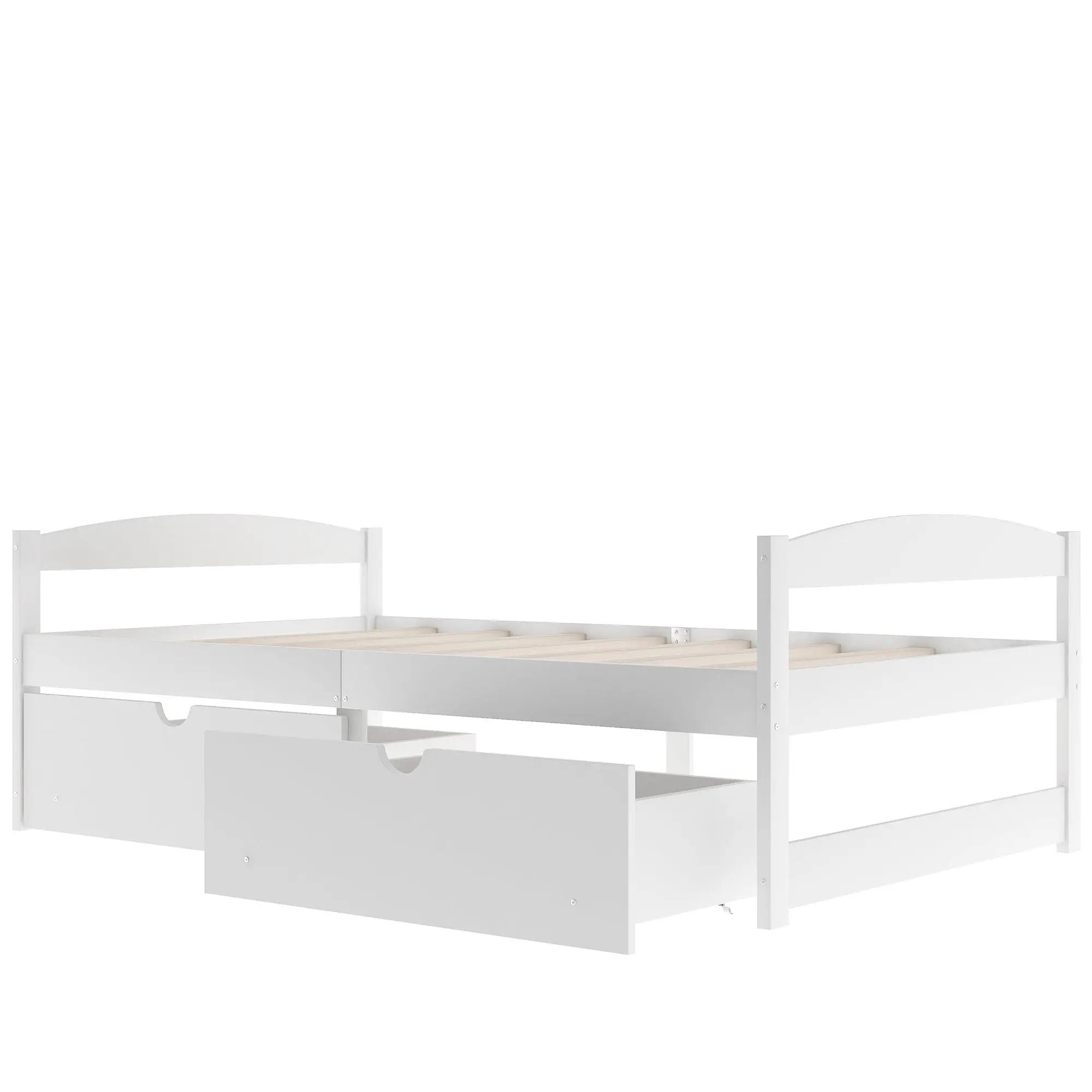 Platform Bed With 2 Drawers
