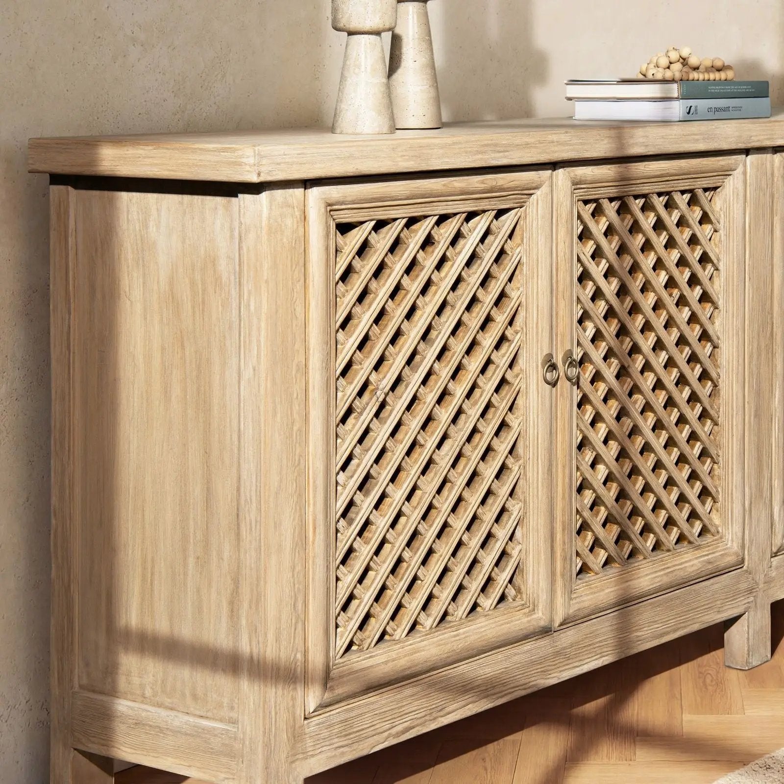 Arden - 4 Door Sideboard - Natural by HouseOfZazla