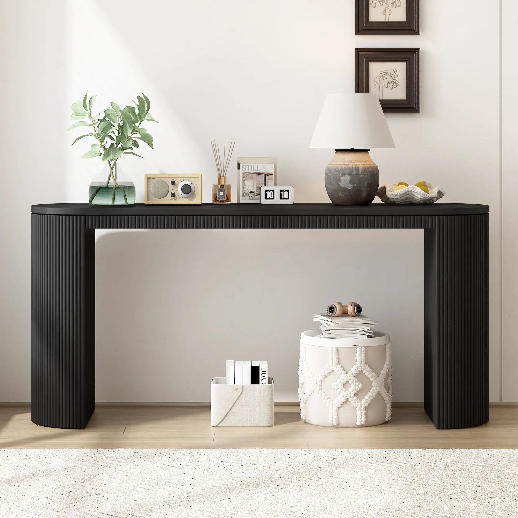 U_STYLE Curved Design Console Table by HouseOfZazla