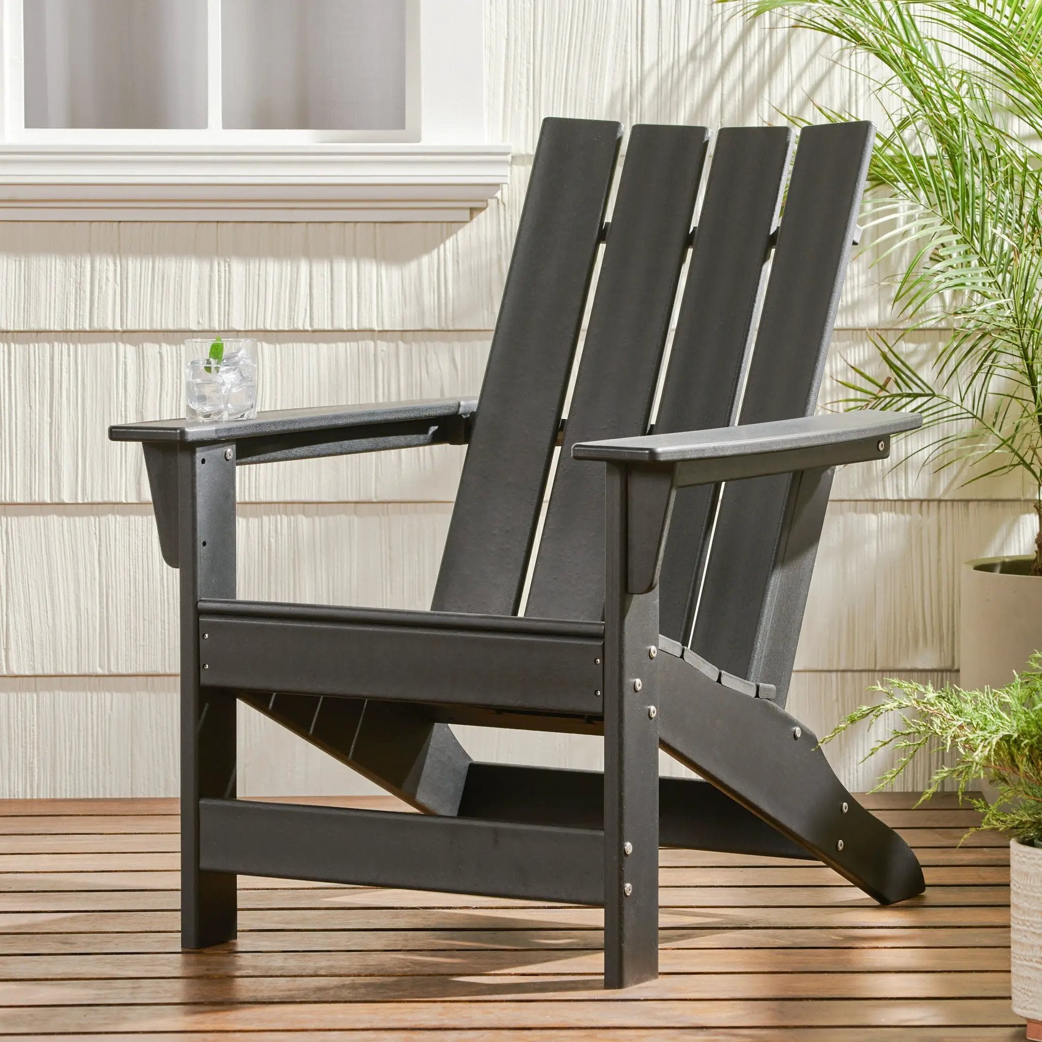 Enigmara Outdoor High Density Resin Adirondack Chair by HouseOfZazla