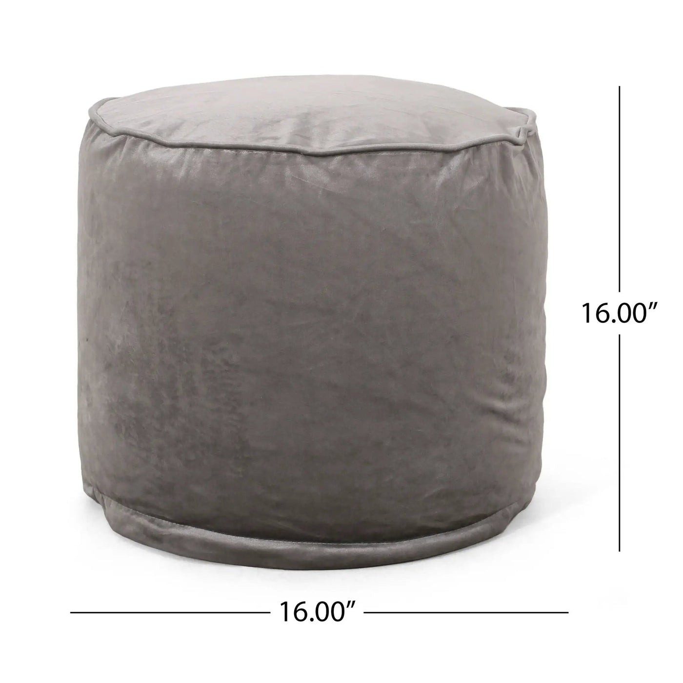 Shimon - Cylinder Pouf Ottoman And Floor Cushion by HouseOfZazla