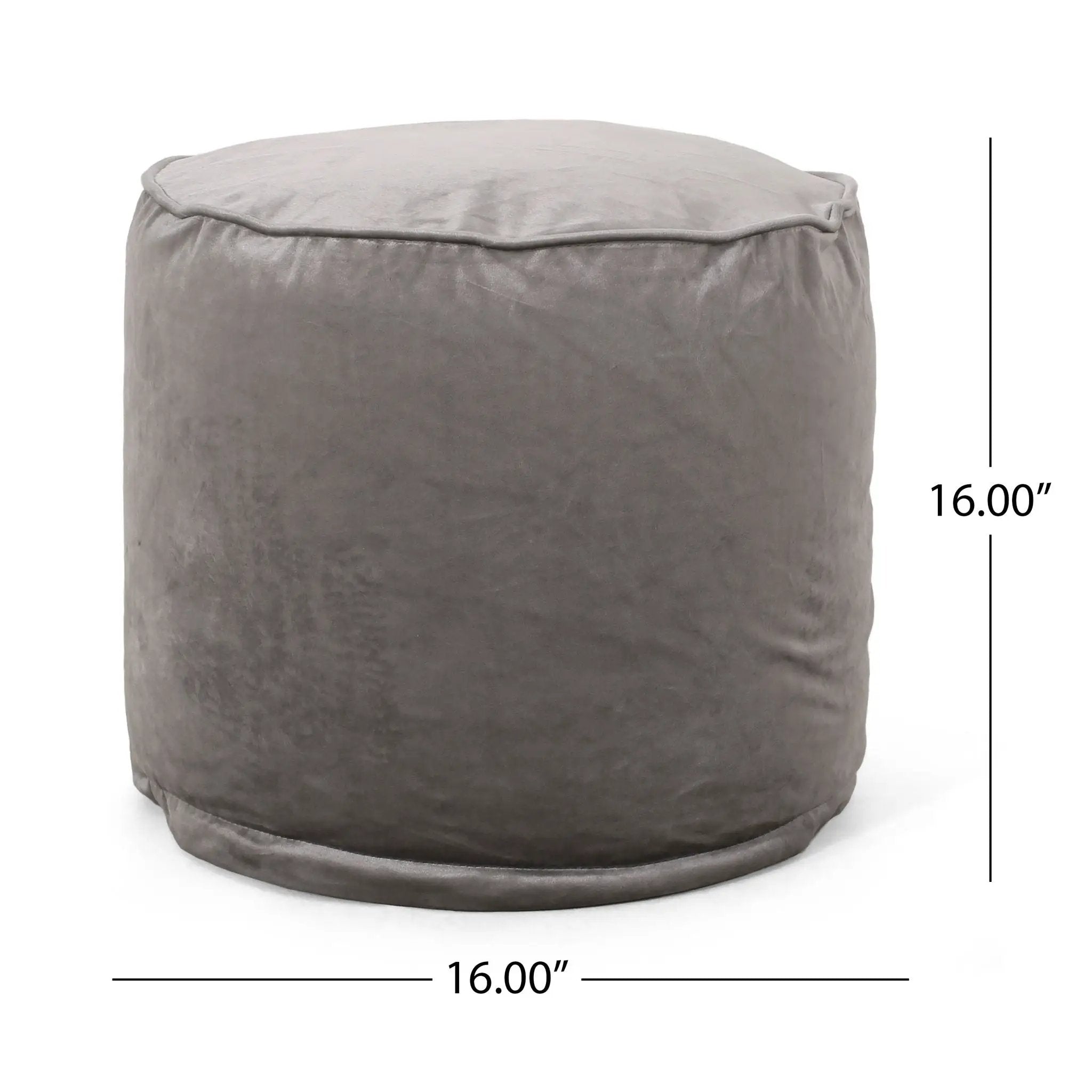 Shimon - Cylinder Pouf Ottoman And Floor Cushion by HouseOfZazla