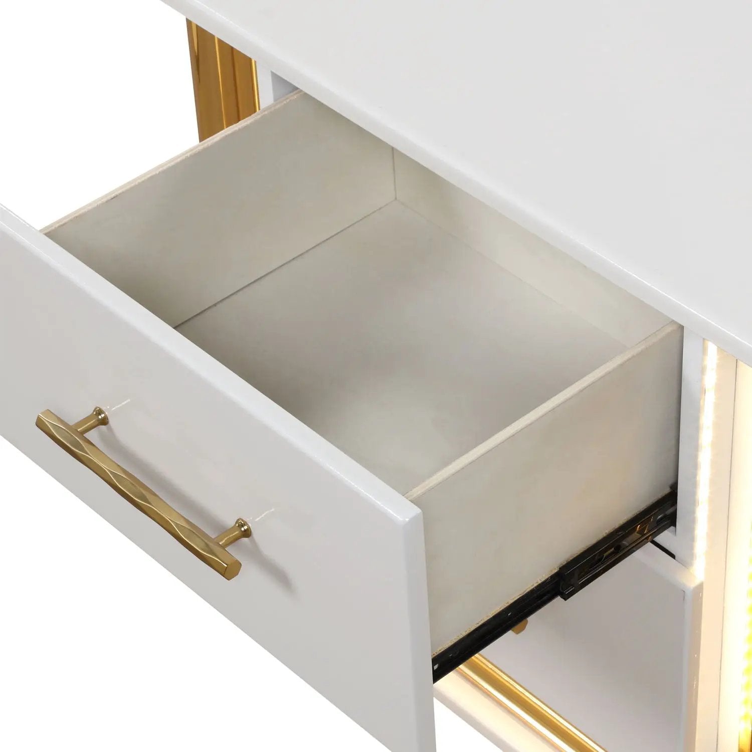 Obsession - 2 Drawer Nightstand - White by HouseOfZazla