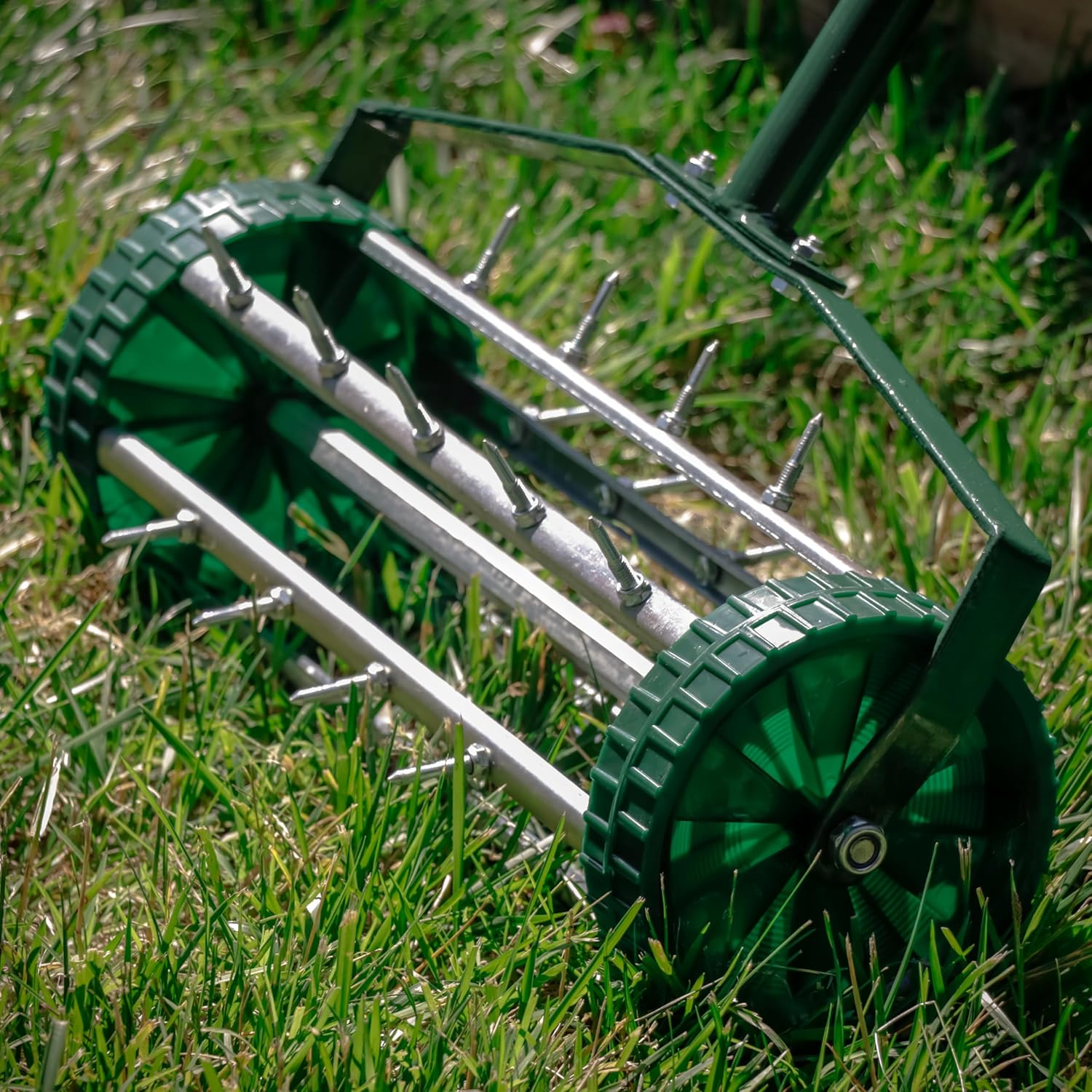 Heavy Duty Rolling Lawn Aerator by HouseOfZazla