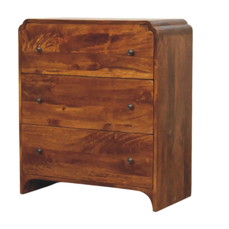 Newton - 3 Drawer Chest - Brown by HouseOfZazla