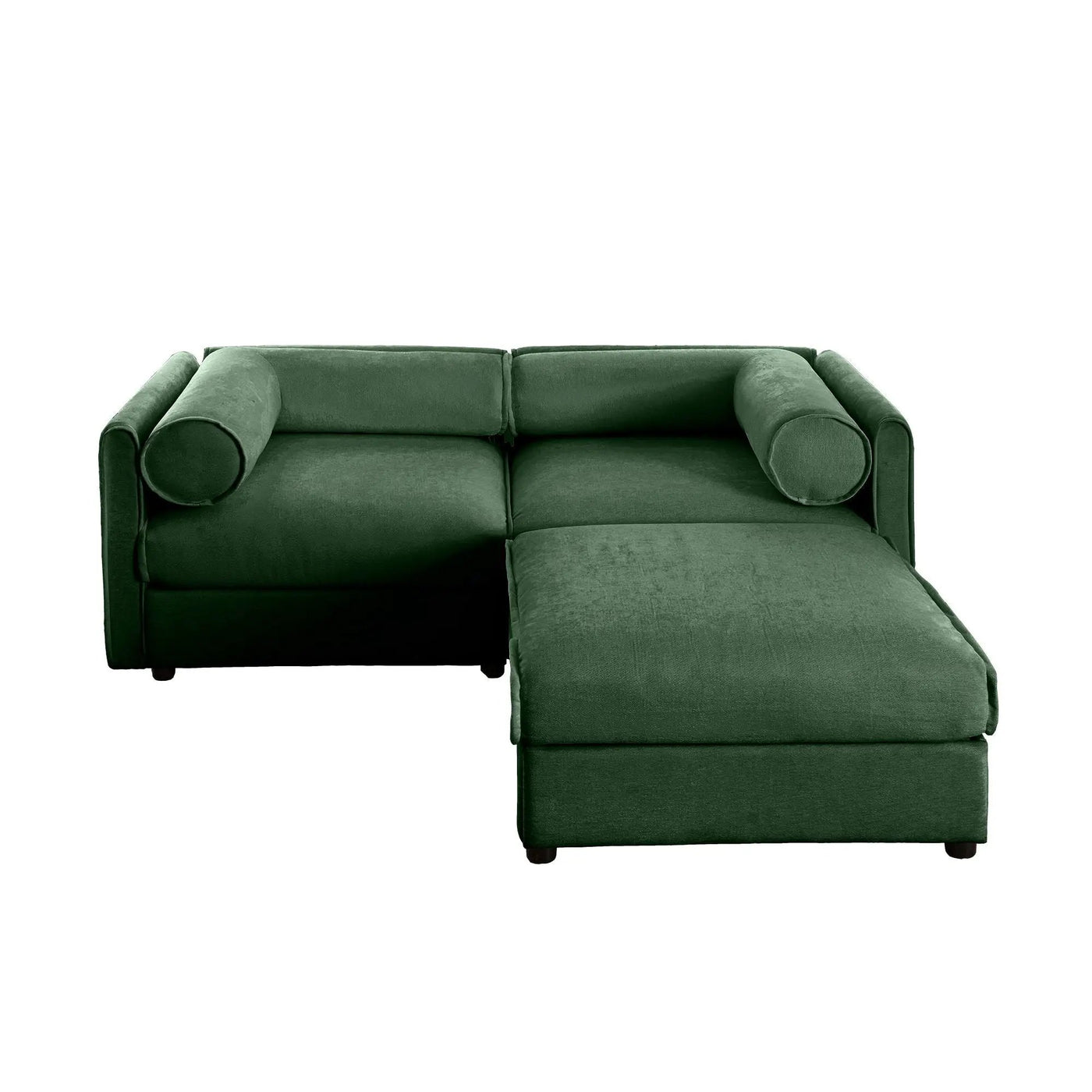 Contemporary Elegant Sofa With Storage And Ottoman by Unique Piece Furniture