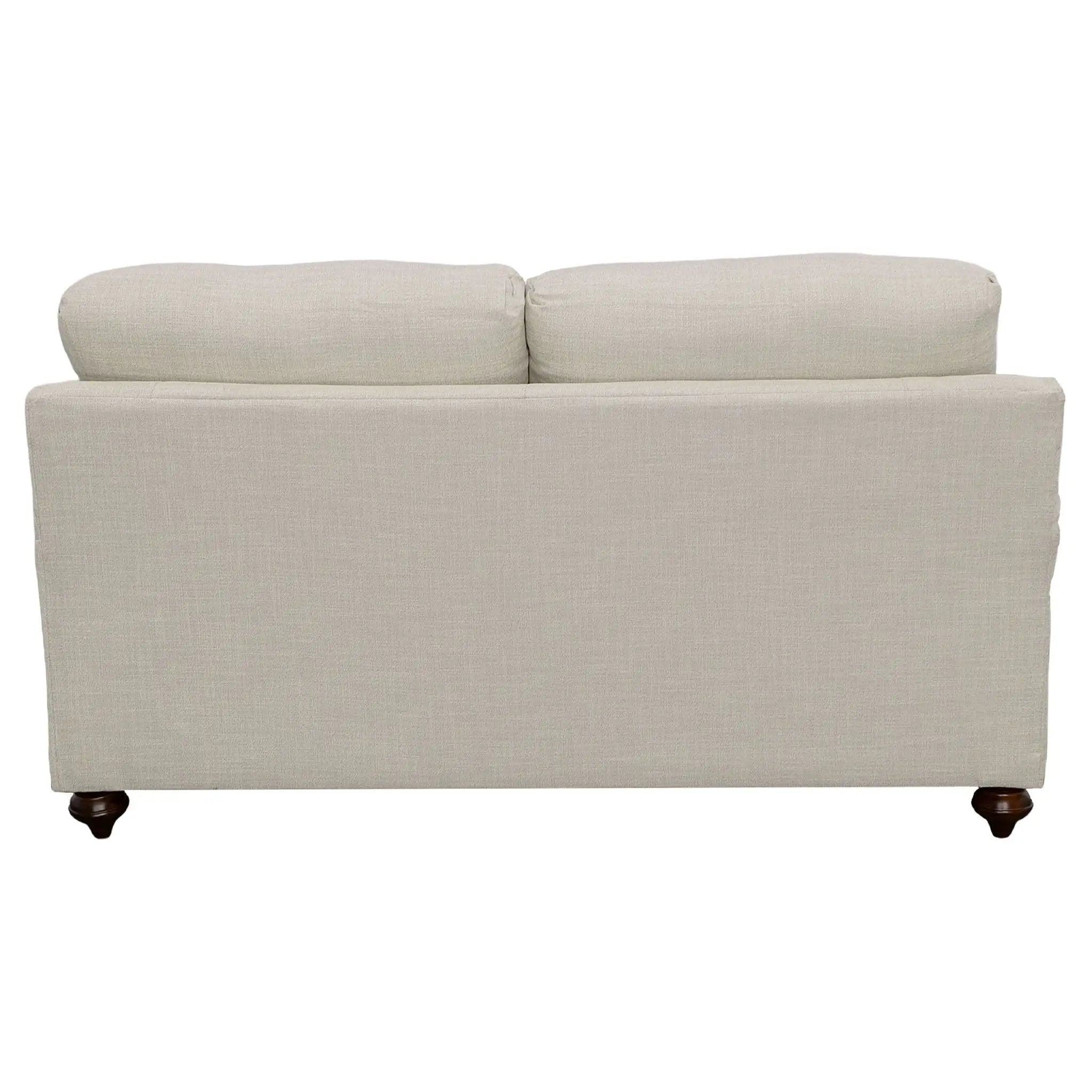 Glenn Upholstered English Arm Loveseat Light Grey and Grey by Unique Piece Furniture