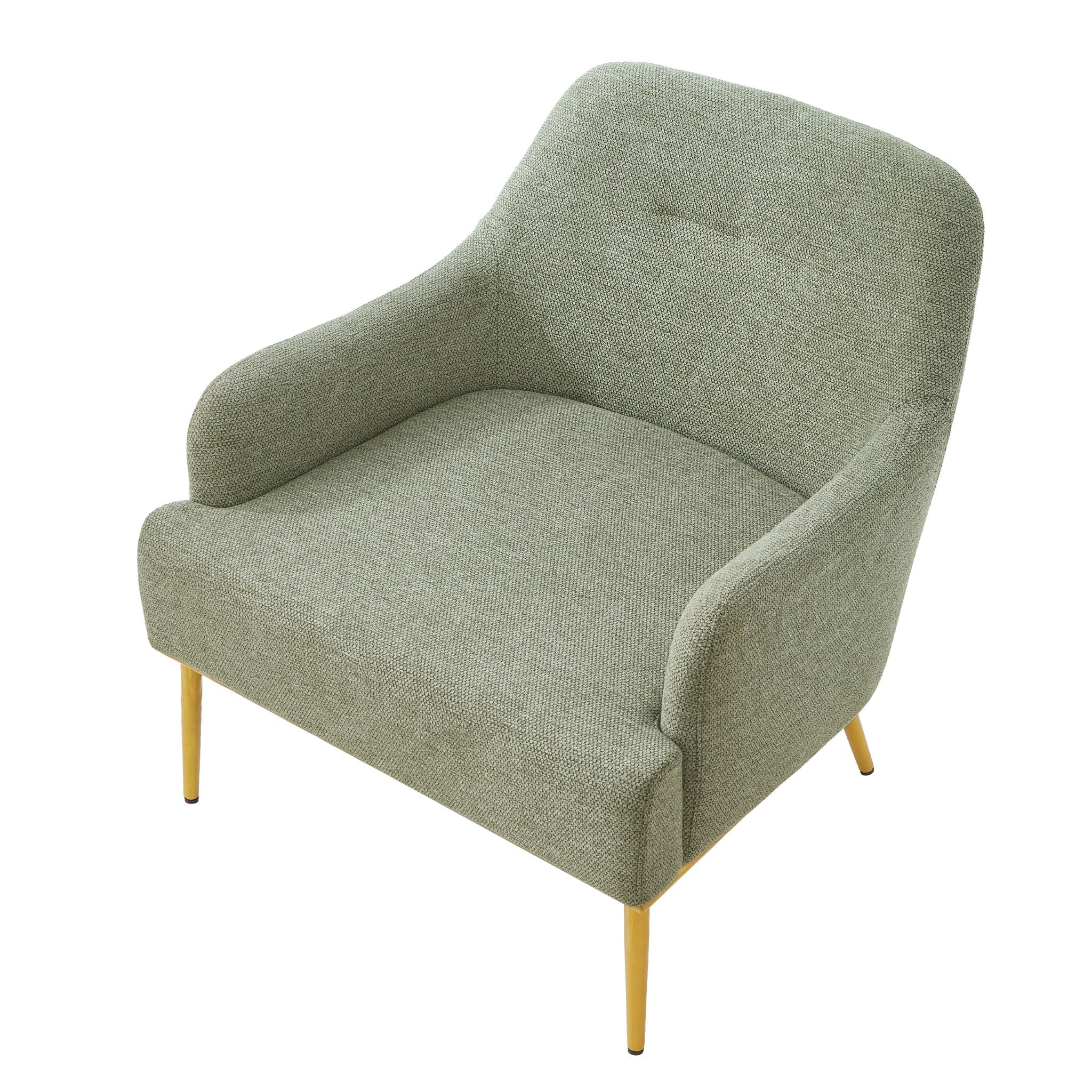 Modern Elegance Accent Chair With Curved Backrest by HouseOfZazla