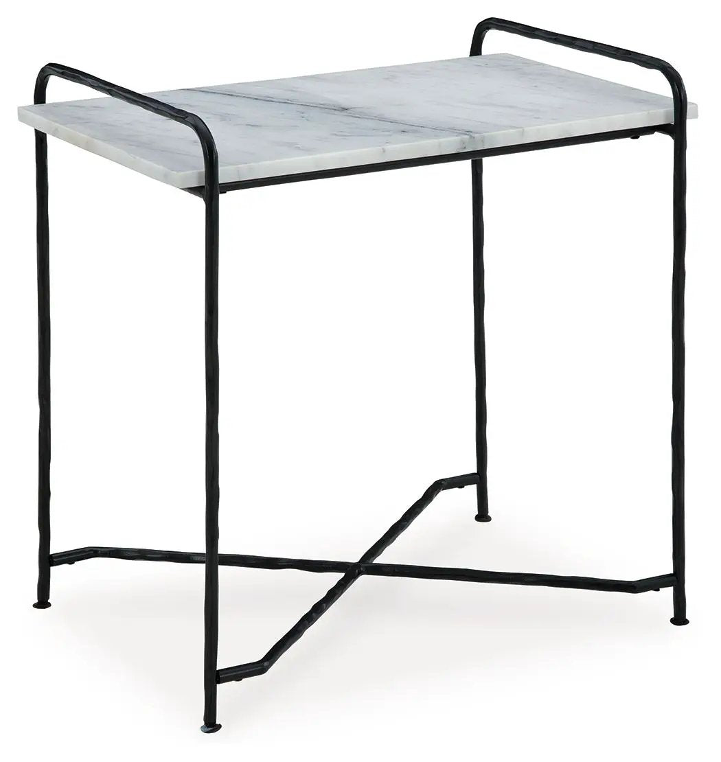 Ashber - Accent Table - White / Black by Unique Piece Furniture