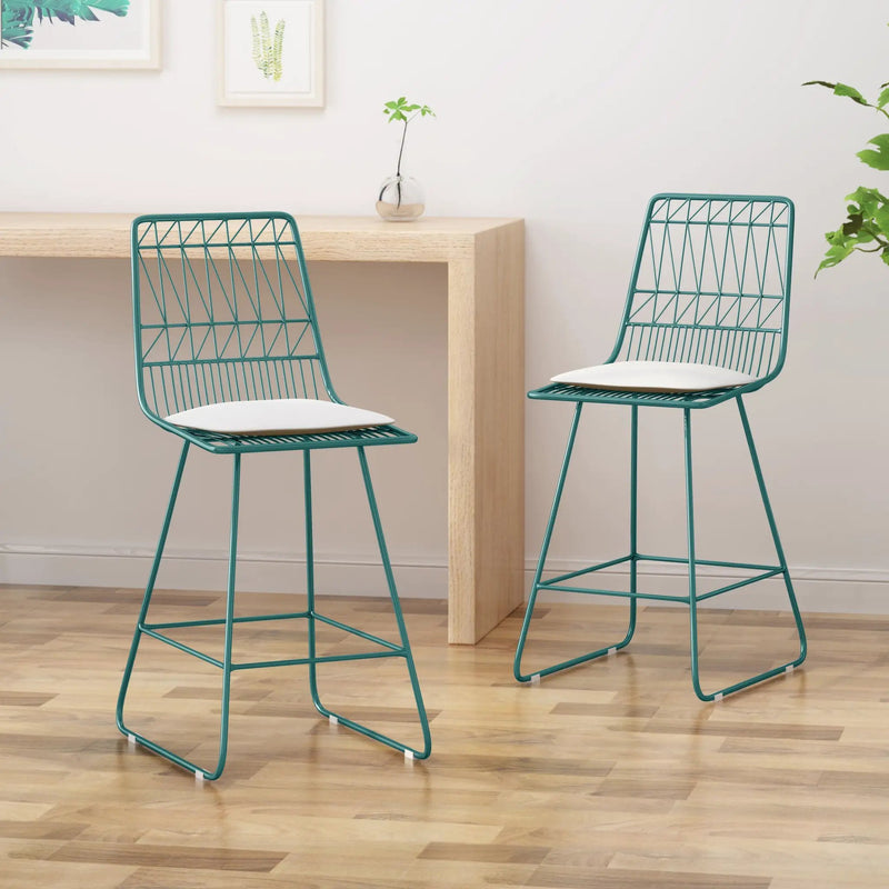 Niez Outdoor Wire Counter Stool Set by HouseOfZazla