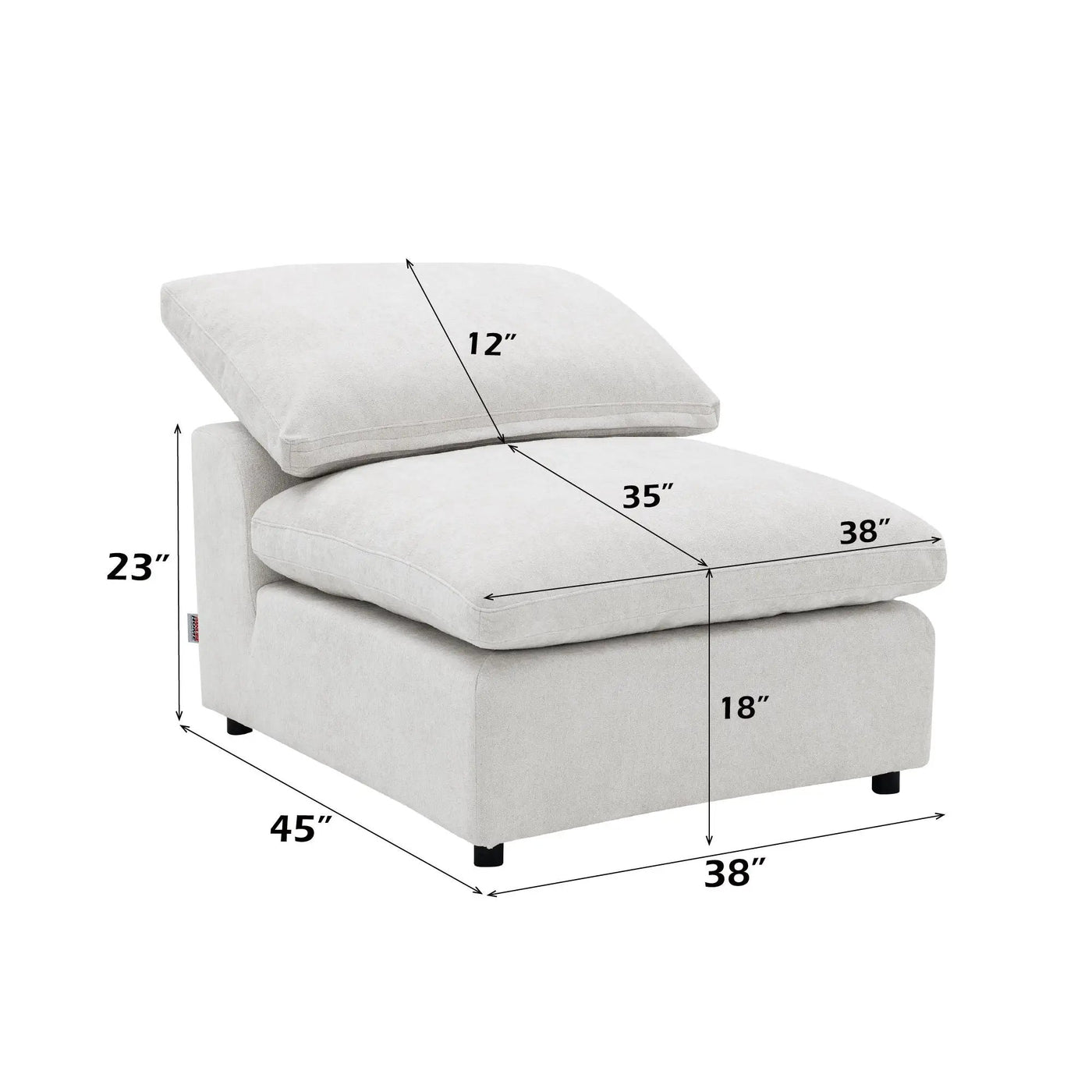 Naveen - Modular Sectional With Ottoman by Unique Piece Furniture