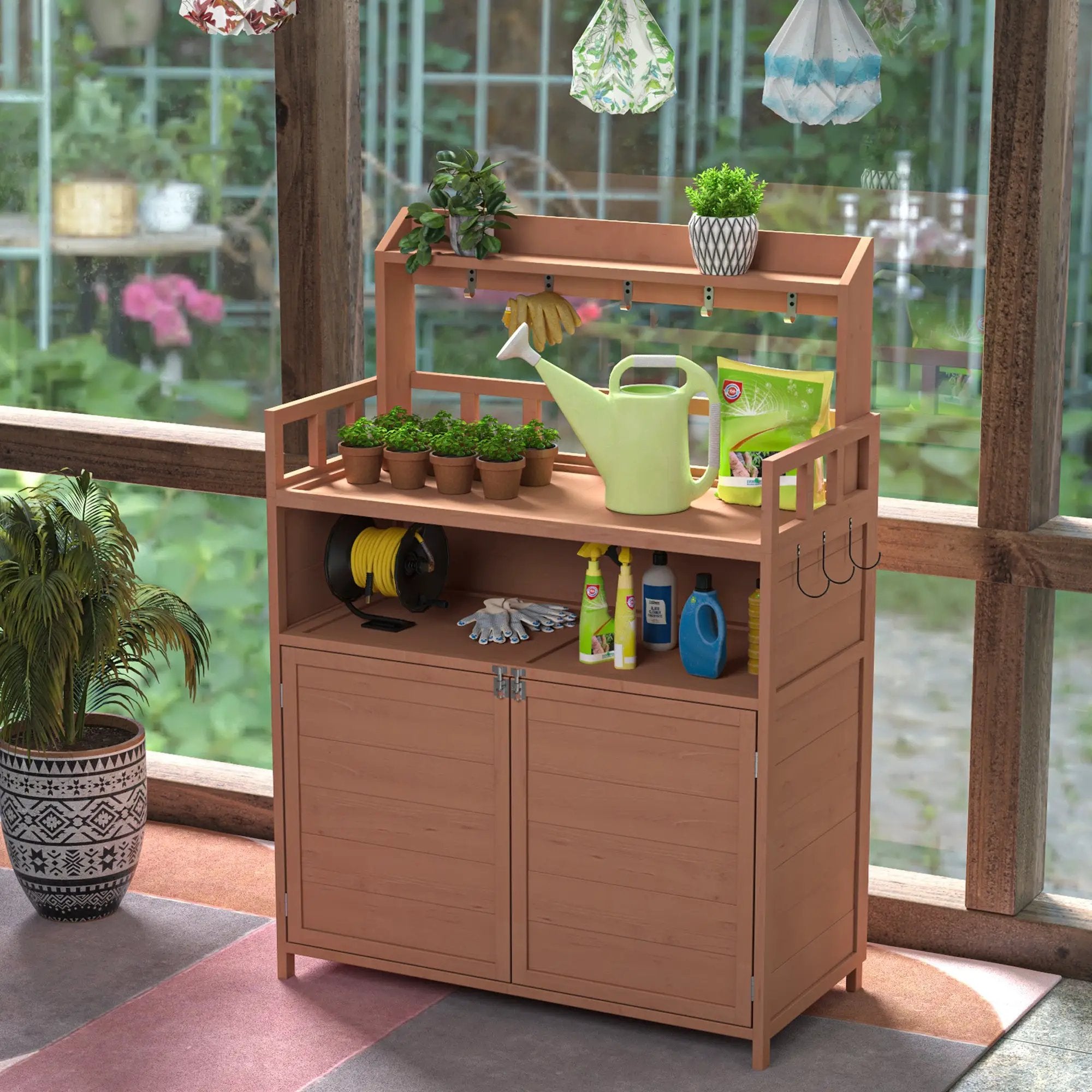 Potting Bench Outdoor Gardening Table by HouseOfZazla