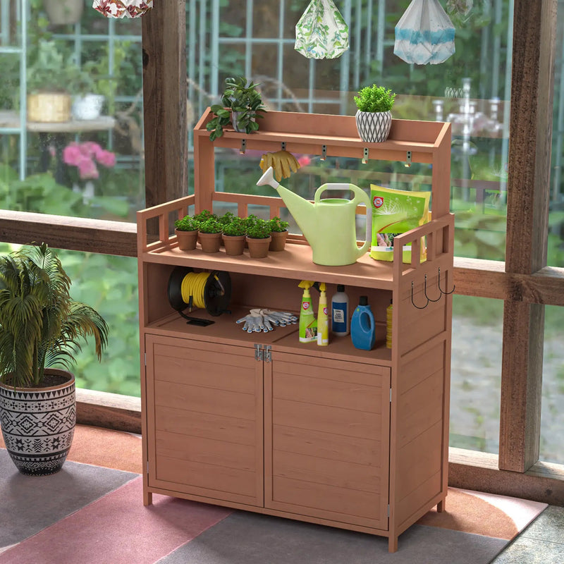 Potting Bench Outdoor Gardening Table by HouseOfZazla