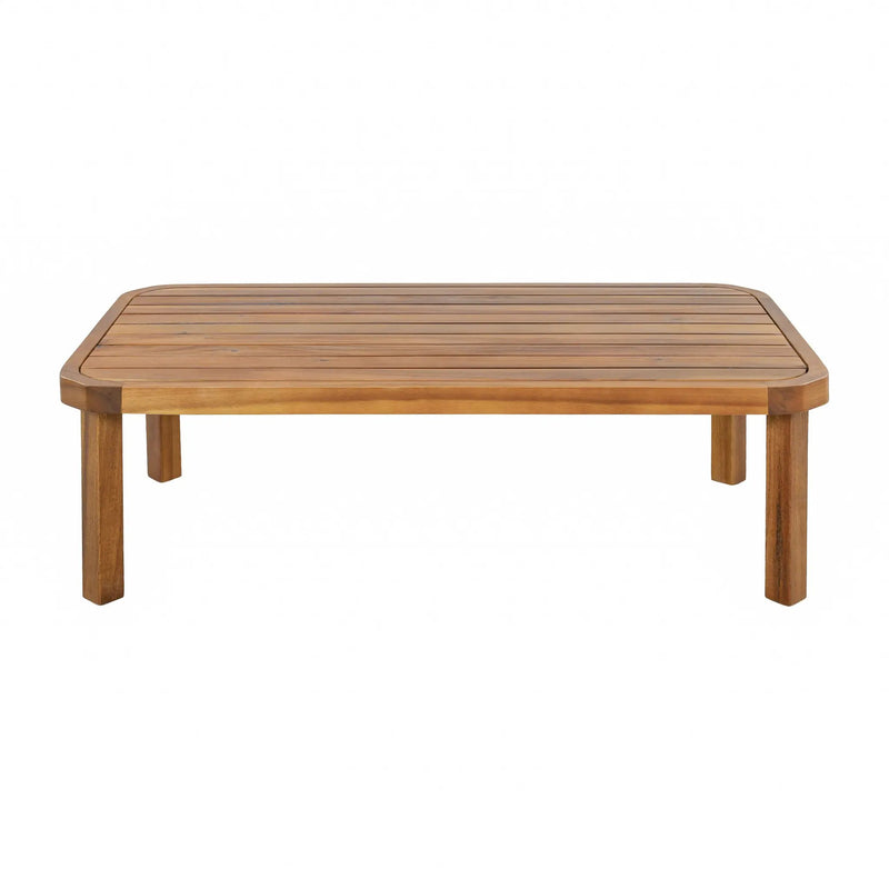 4 Piece Acacia Wood Patio Furniture Set by HouseOfZazla