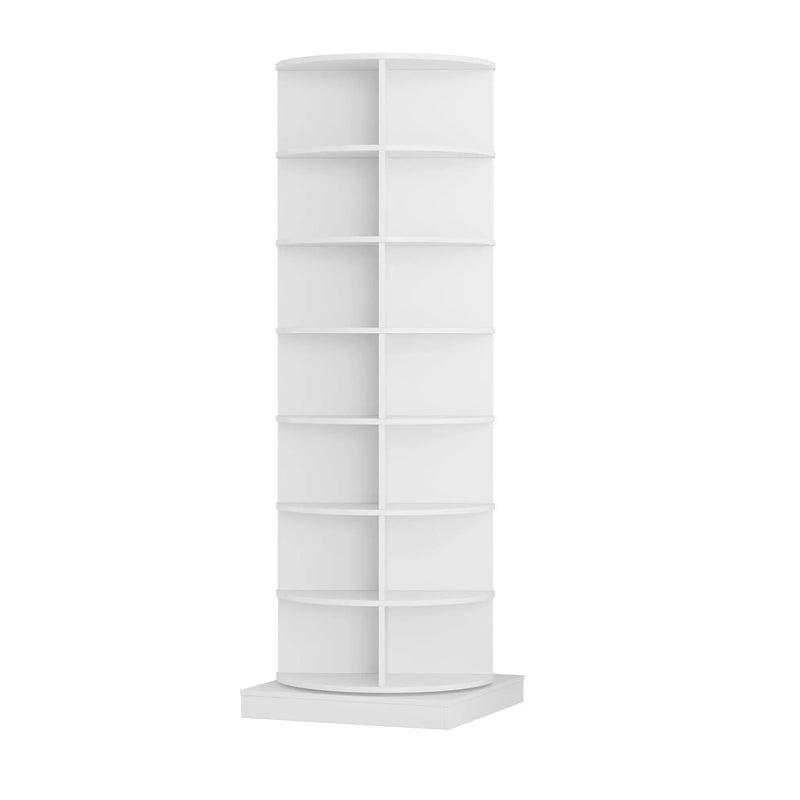 New 360 Rotating Shoe Cabinet 7 Layers Holds Up To 28 Paris Of Shoes by Unique Piece Furniture