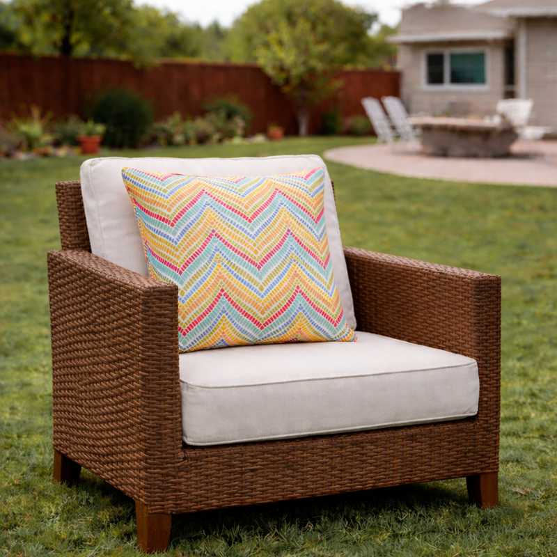 6 Pack Outdoor Pillow Covers - 18x18 Inch by HouseOfZazla