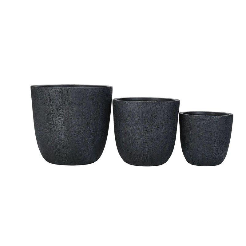 U_STYLE Lightweight MGO Planter Set of 3 by HouseOfZazla