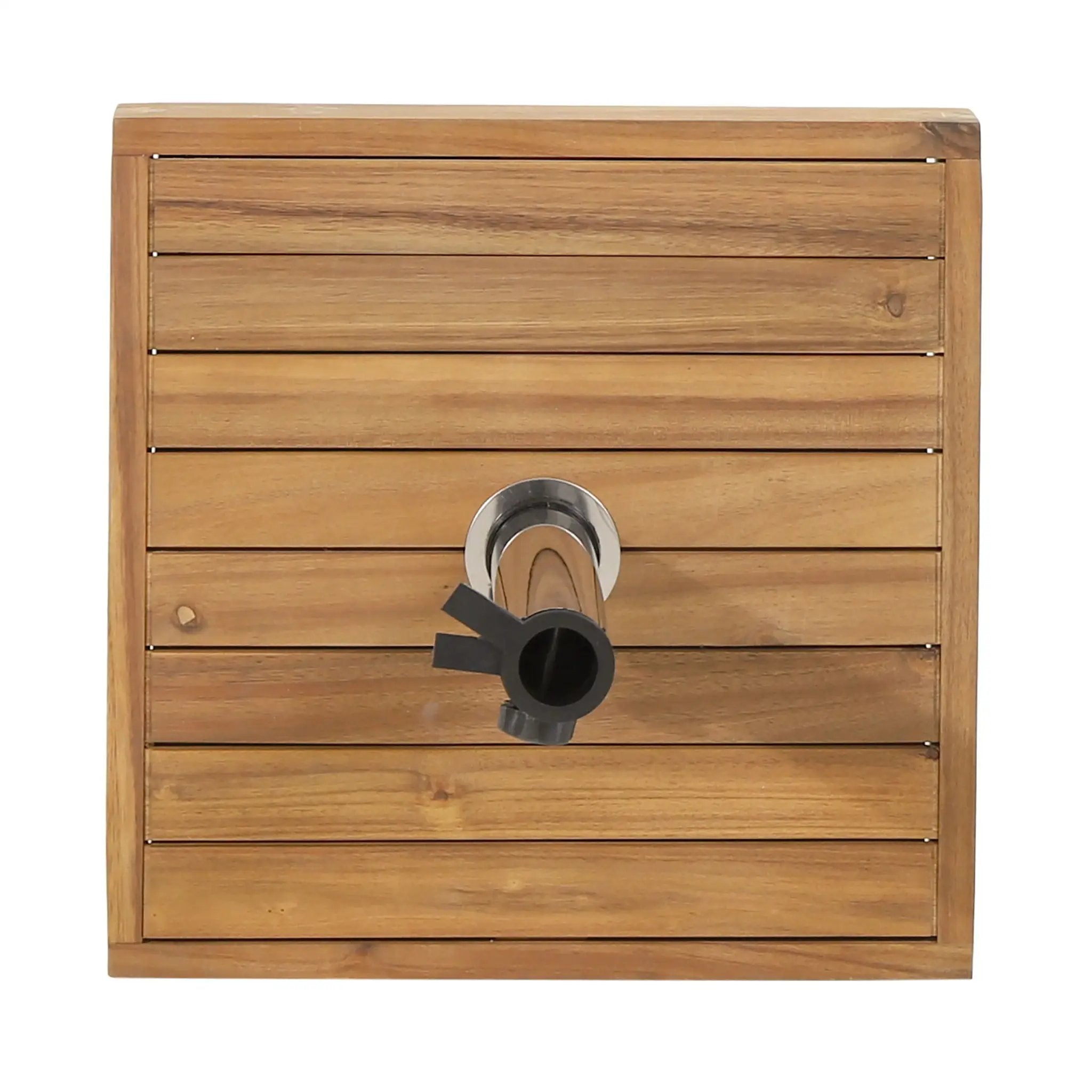 Ralph Square Umbrella Base - Teak by HouseOfZazla