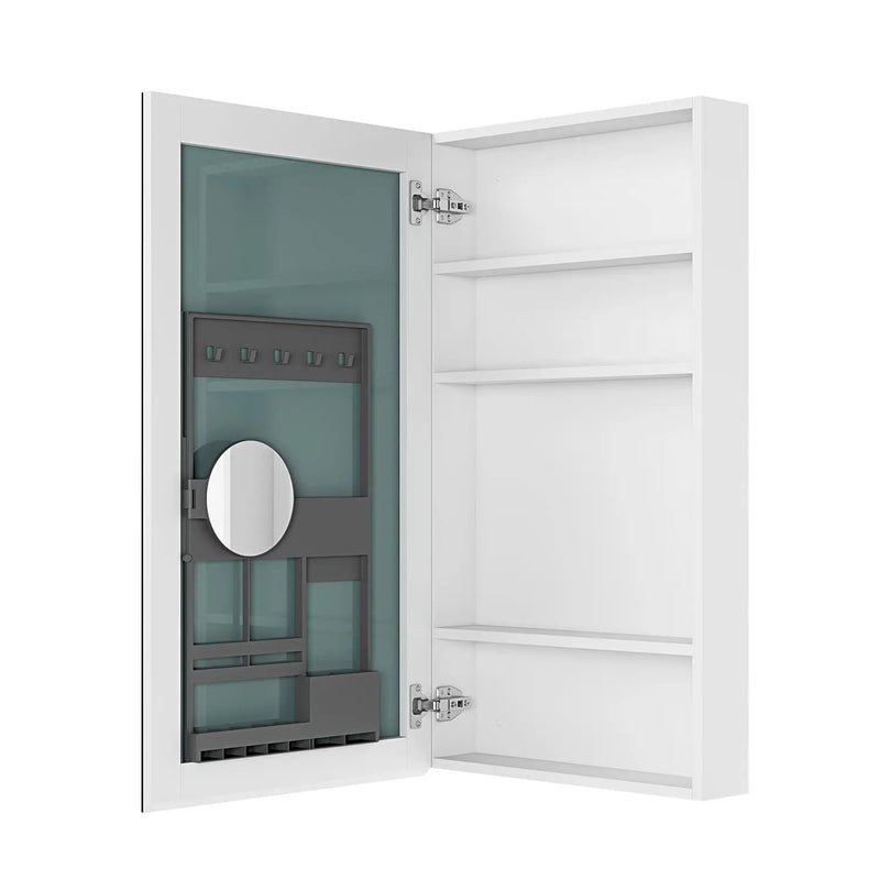20'' W x 36'' H Surface Frameless Mirror Medicine Cabinet by HouseOfZazla