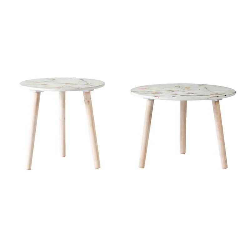 Nature-Inspired Side Tables (Set of 2) by HouseOfZazla
