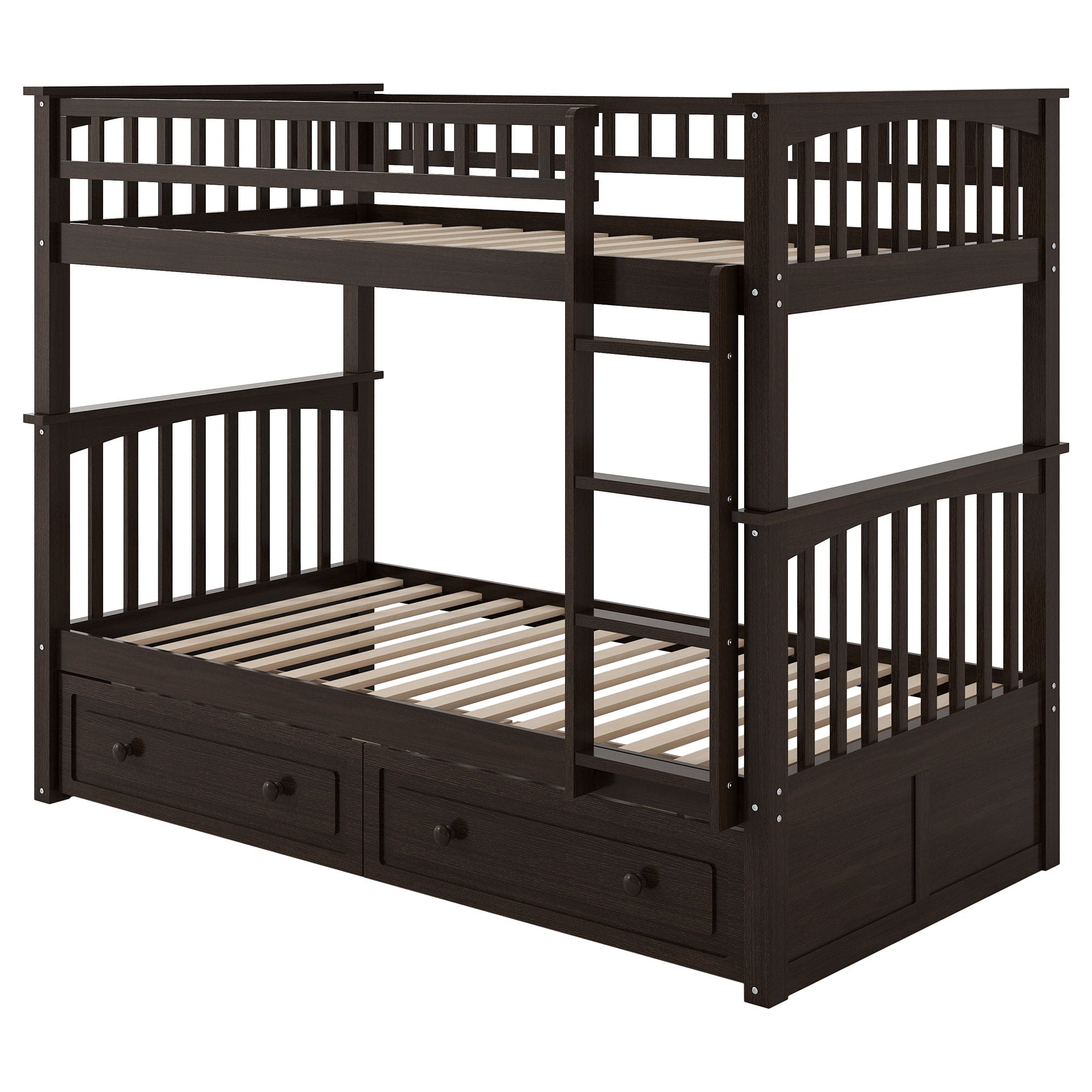 Bunk Bed With Drawers, Convertible Design by HouseOfZazla