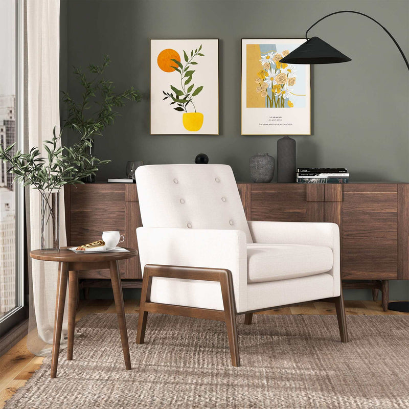 Cole - Solid Wood Lounge Chair by Unique Piece Furniture