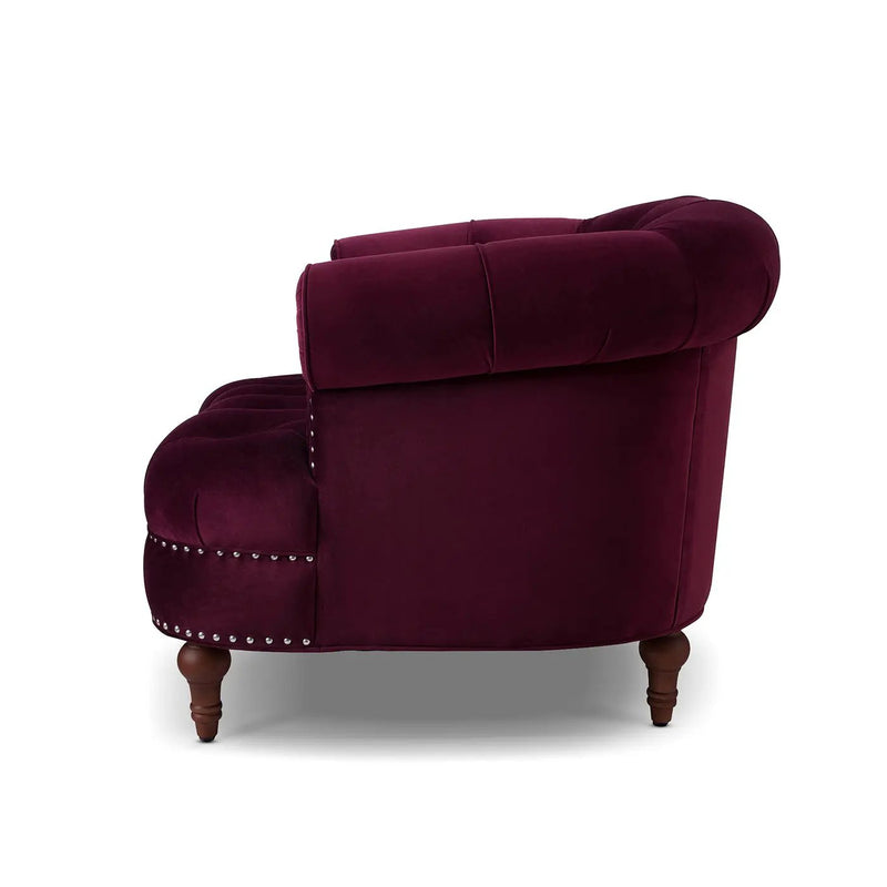 La Rosa - Victorian Tufted Upholstered Accent Chair by Unique Piece Furniture