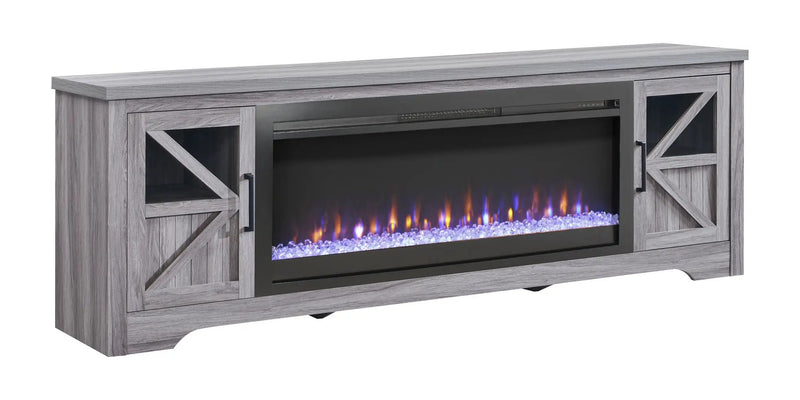 75" Fireplace TV Stand for TVs up to 80"