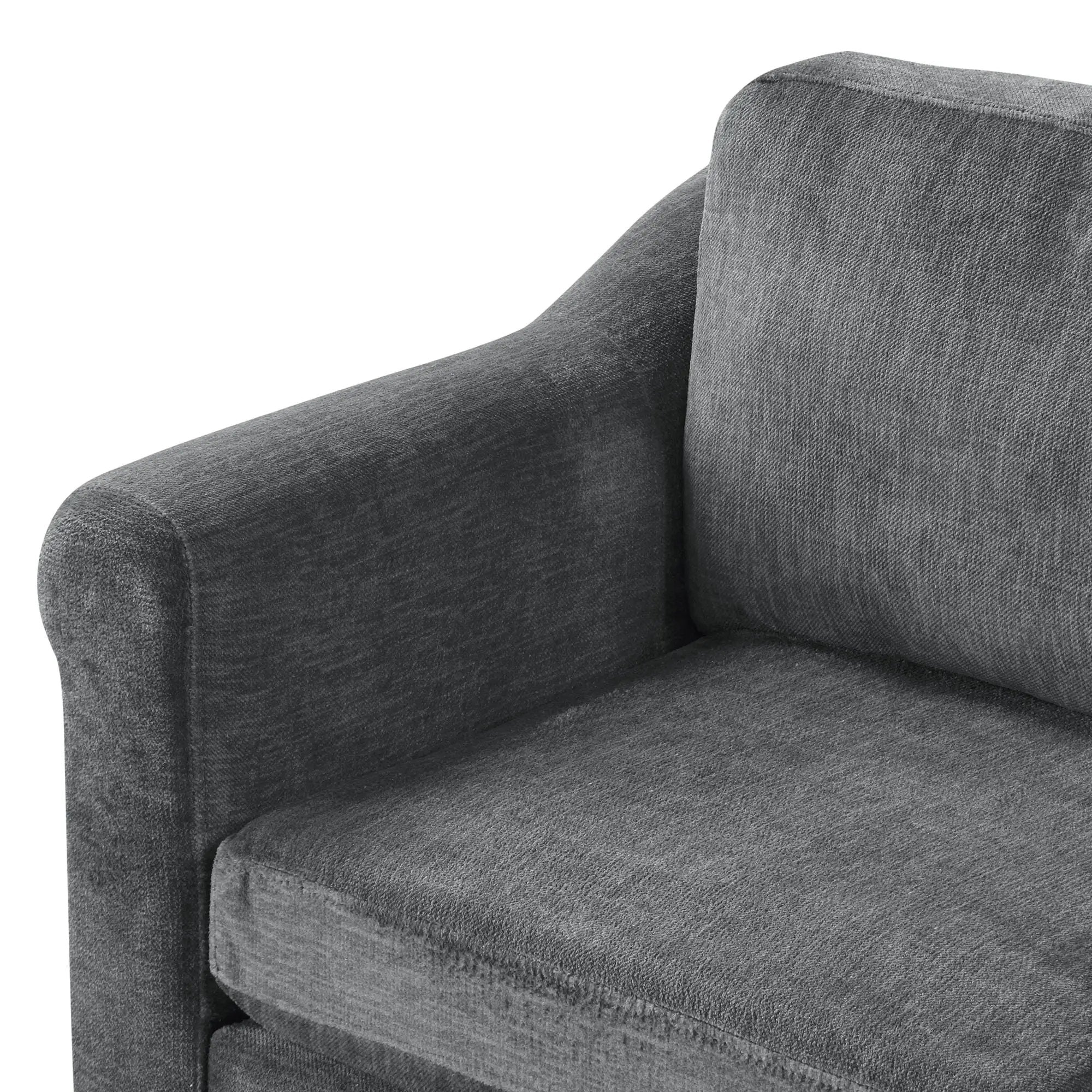 Contemporary U - Shaped Sectional Sofa With Movable Storage Ottoman by HouseOfZazla