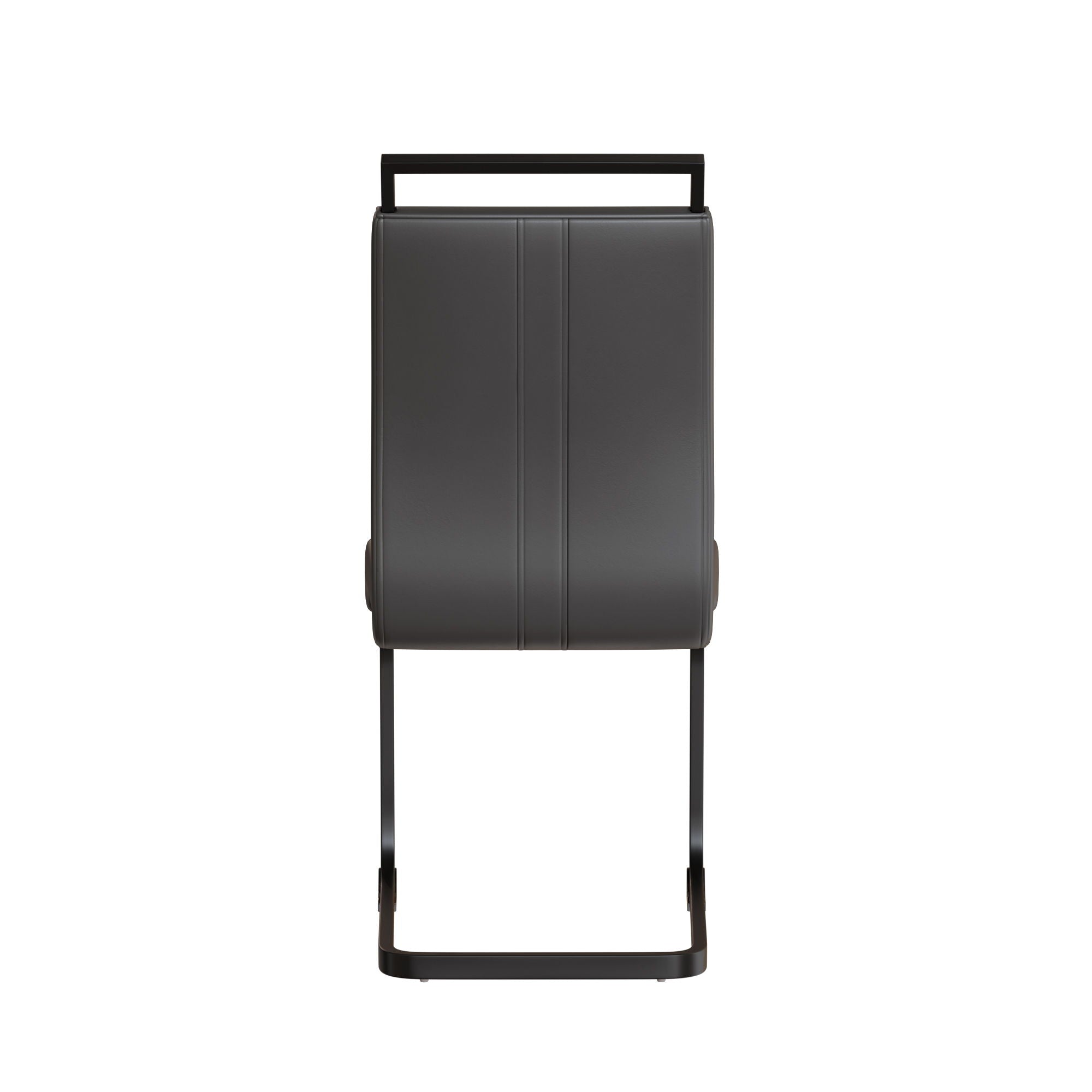Modern Dining Chairs With High Back Upholstered Design Metal Legs by HouseOfZazla