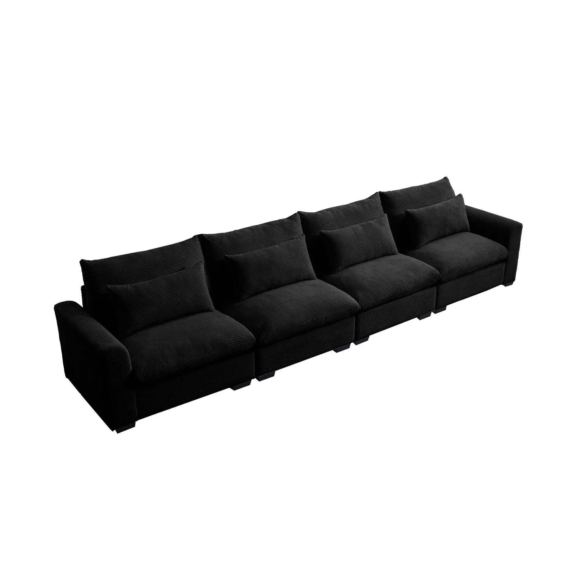 4 Seater Deep Seat Couches for Living Room by HouseOfZazla