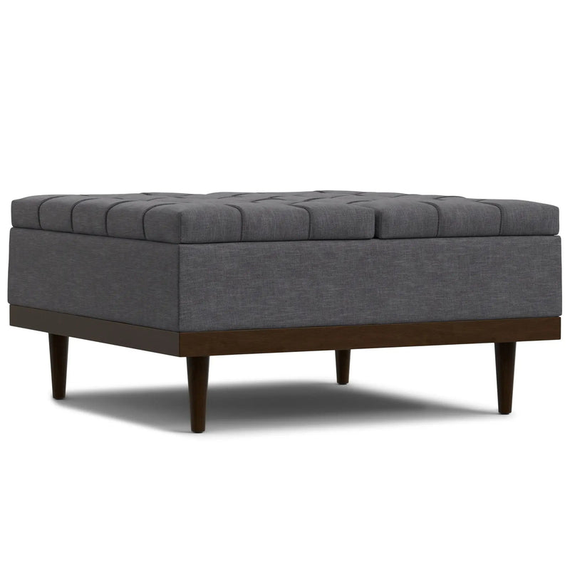 Mariah - Upholstered Lift Top Table Storage Ottoman by HouseOfZazla