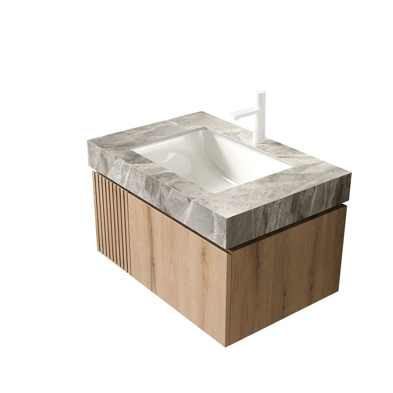 30" MURI Bathroom Sink in Light Gray by HouseOfZazla