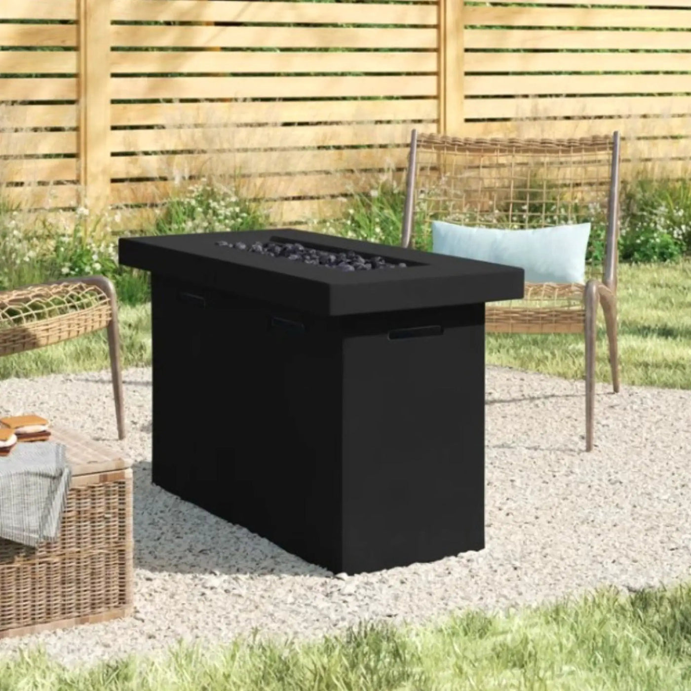 Reinforced - Propane Outdoor Fire Pit Table by Unique Piece Furniture