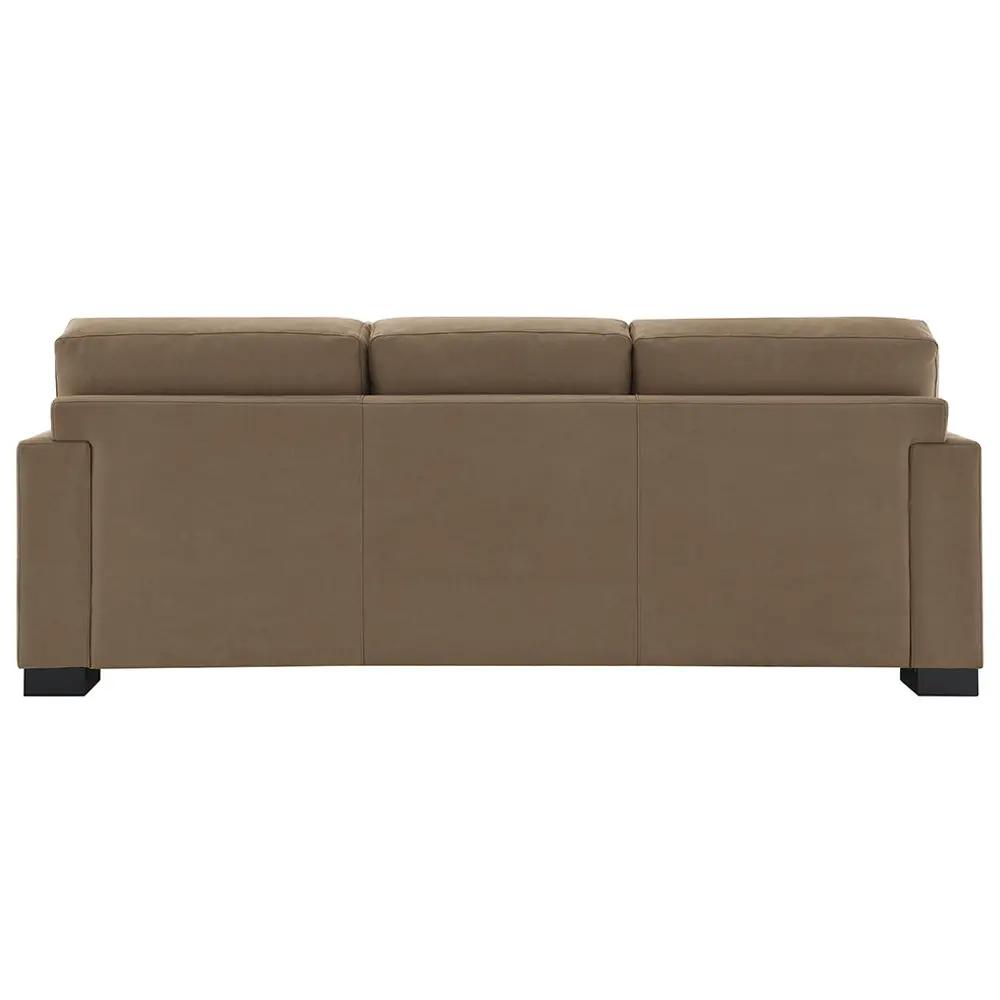 Darya - Sofa With 4 Pillows - Brown Suede Fabric by Unique Piece Furniture