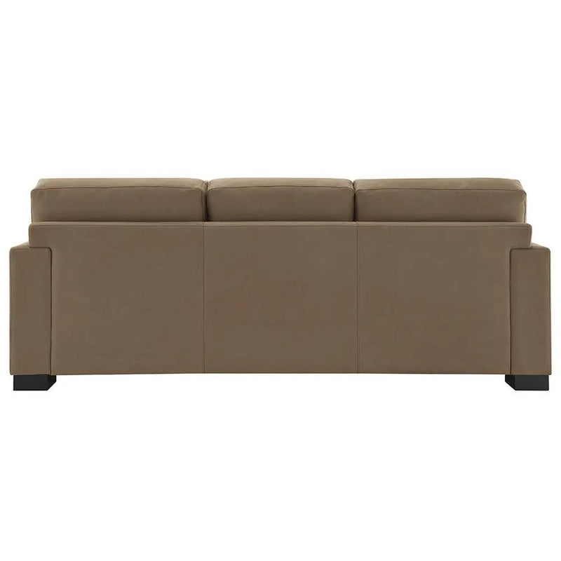 Darya - Sofa With 4 Pillows - Brown Suede Fabric by Unique Piece Furniture