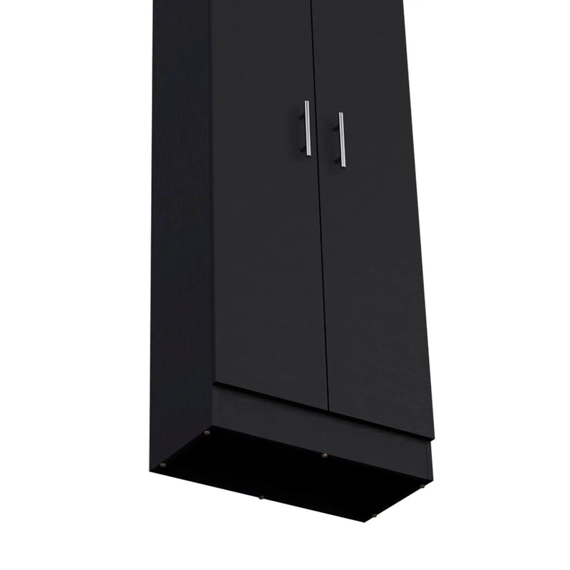 Clinton - Pantry Cabinet Kitchen Storage - Black by Unique Piece Furniture