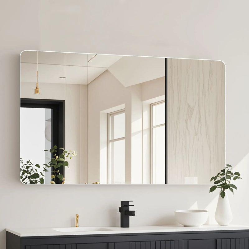 Bathroom Vanity Mirror, Wall-Mounted Mirror For Bathroom Anti-Fog, Waterproof by Unique Piece Furniture