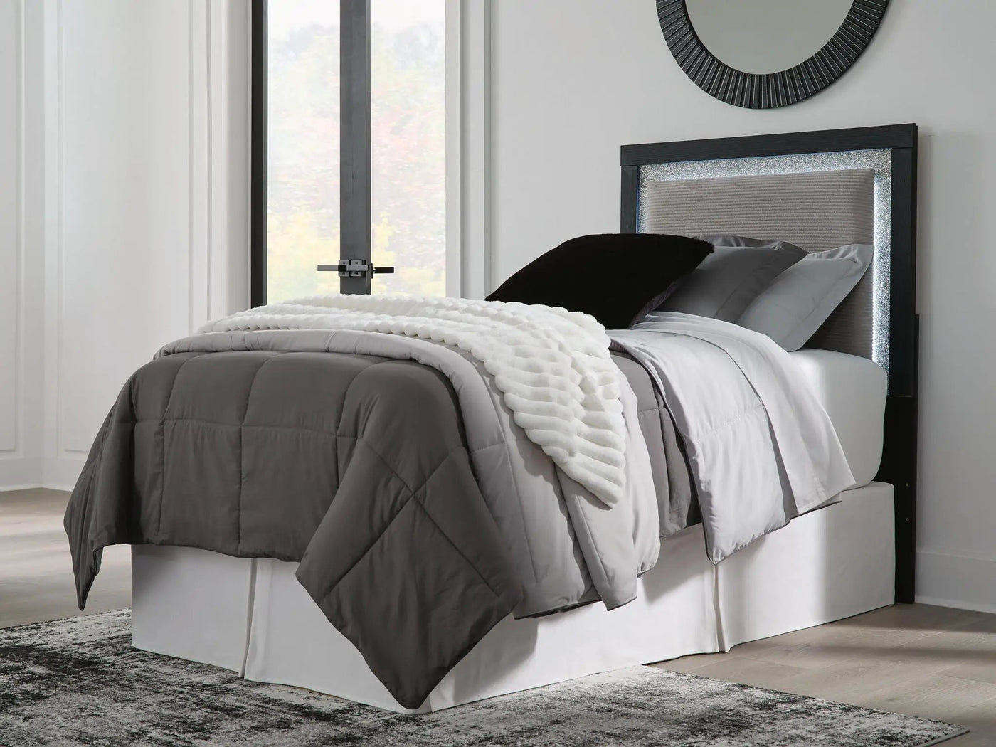 Maeling - Upholstered Panel Headboard by Unique Piece Furniture