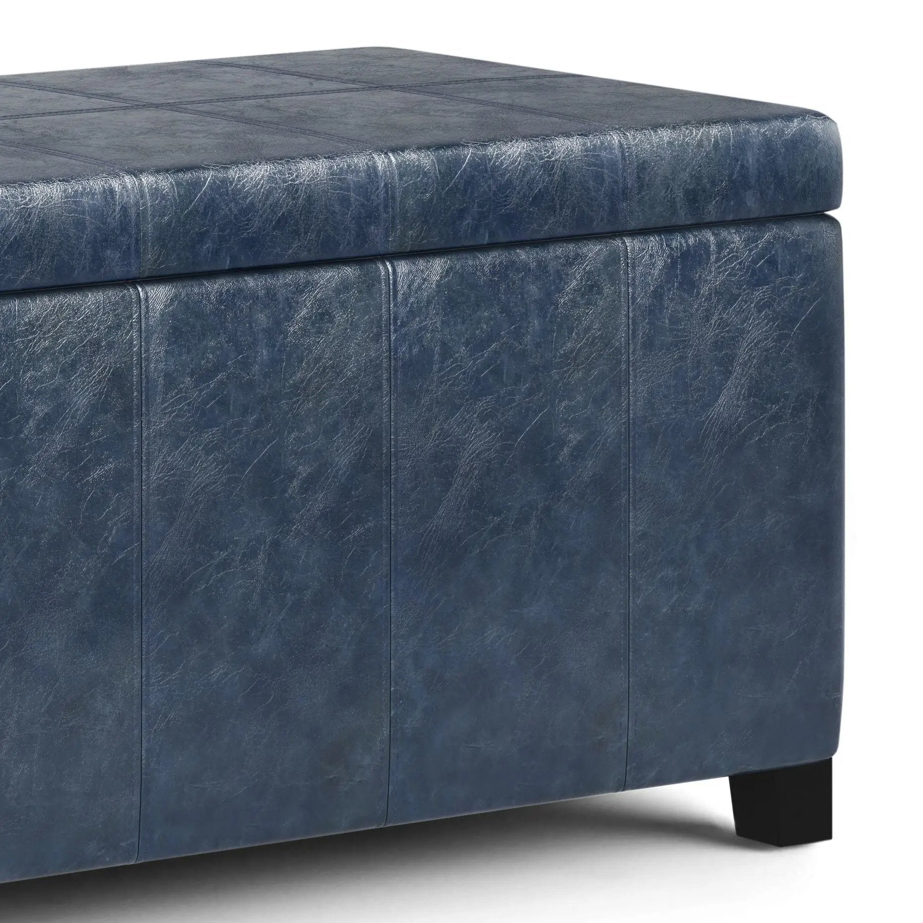 Dover - Upholstered Storage Ottoman Bench by HouseOfZazla