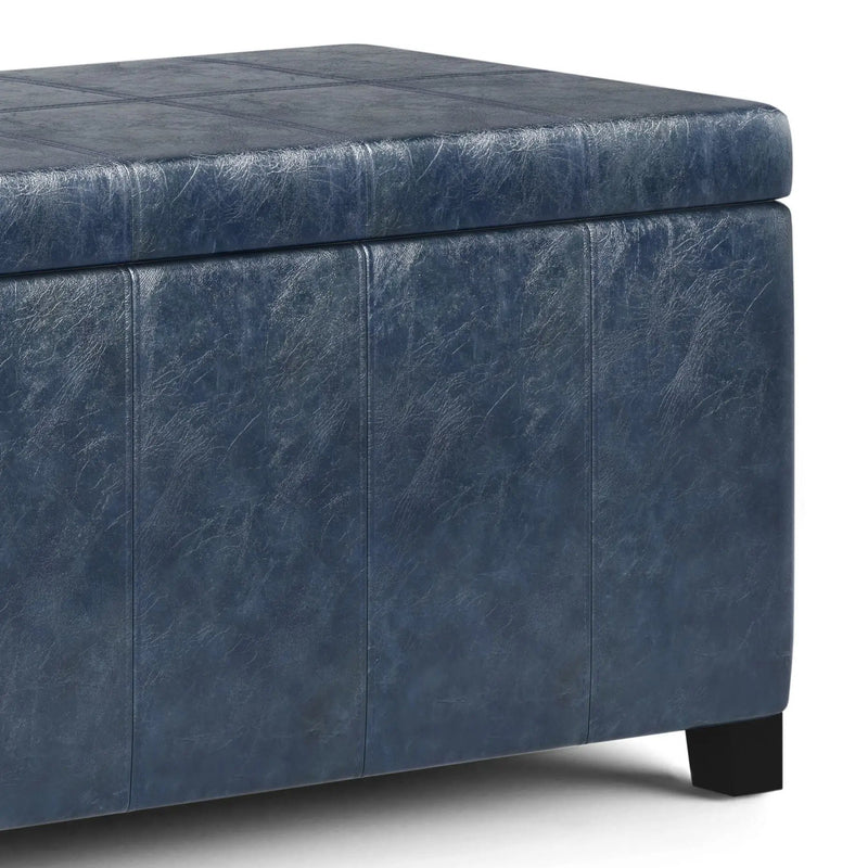 Dover - Upholstered Storage Ottoman Bench by HouseOfZazla