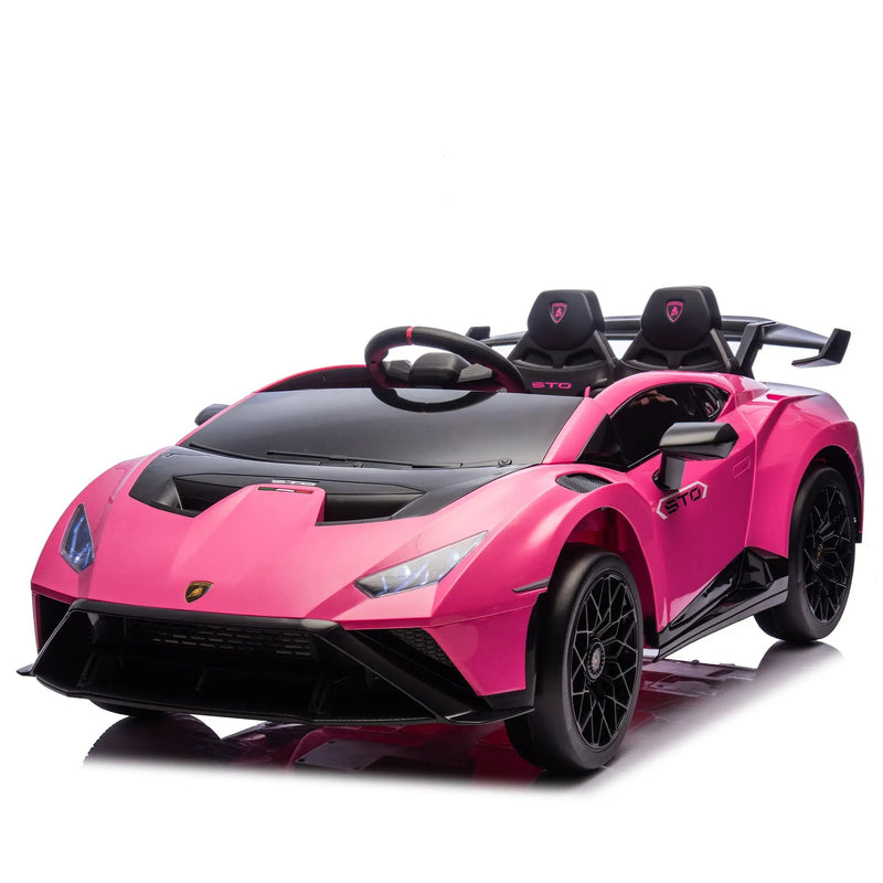 Lamborghini Huracan Sto 24V Kids Electric Ride-On Drift Car by HouseOfZazla